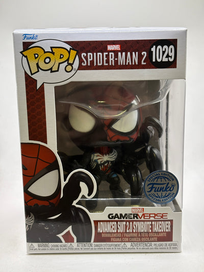 Funko POP! Marvel Spider-Man 2 #1029 Advanced Suit 2.0 Symbiote Takeover
