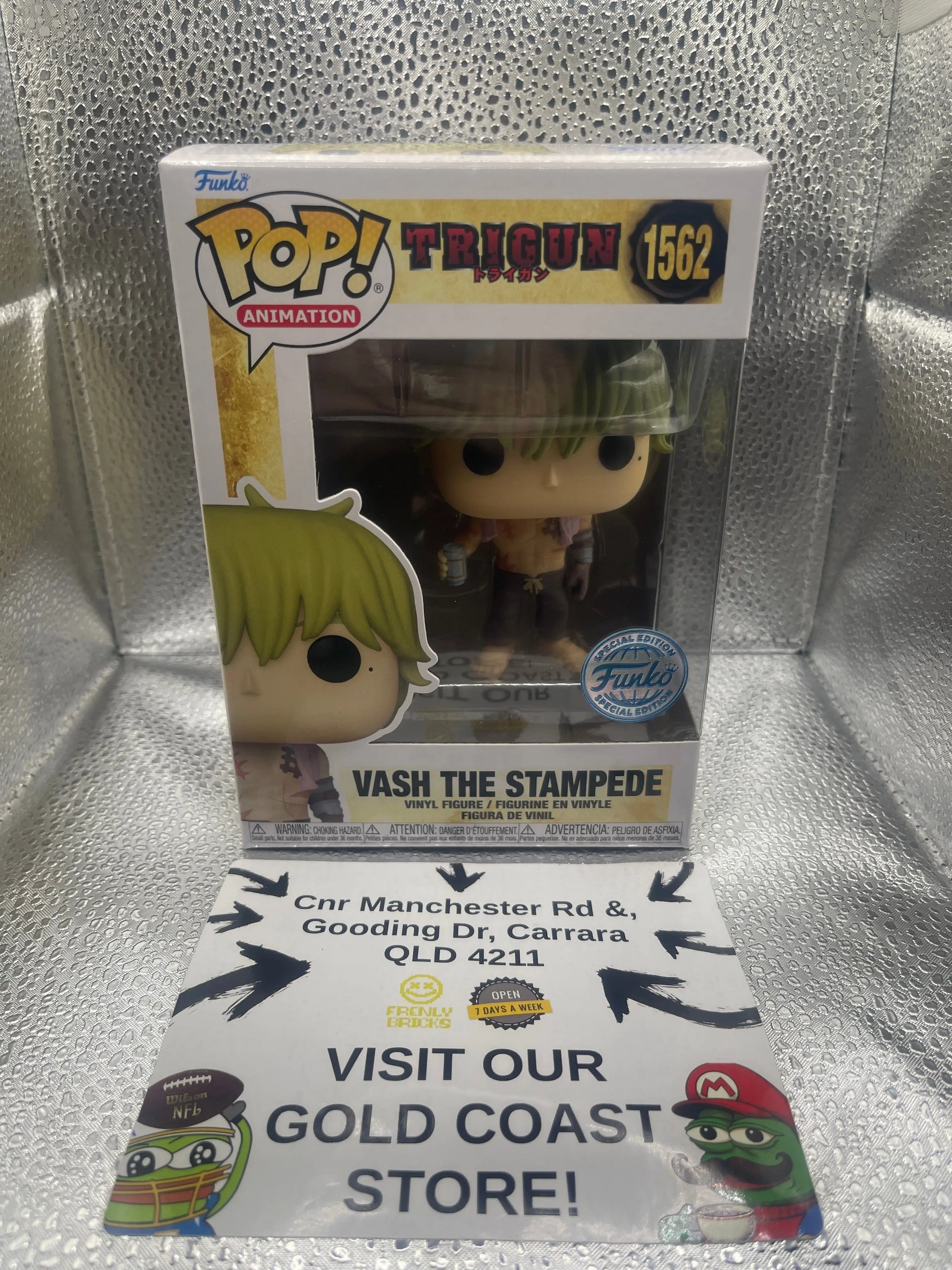 Funko Pop! Vinyl Animation Trigun #1562 Vash The Stampede - Special Edition FRENLY BRICKS - Open 7 Days