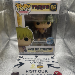 Funko Pop! Vinyl Animation Trigun #1562 Vash The Stampede - Special Edition FRENLY BRICKS - Open 7 Days
