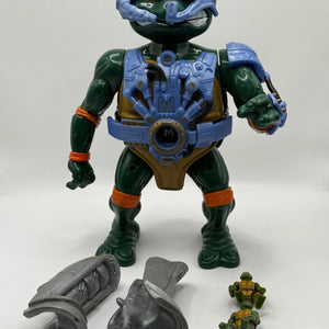 1996 Teenage Mutant Ninja Turtles Michaelangelo Mini Mutants Cyber Command FRENLY BRICKS - Open 7 Days