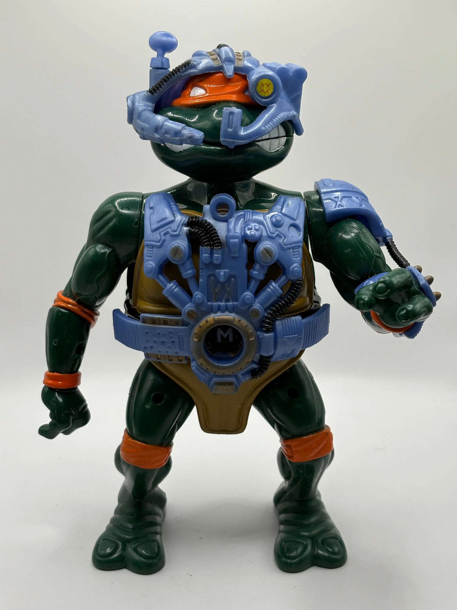 1996 Teenage Mutant Ninja Turtles Michaelangelo Mini Mutants Cyber Command FRENLY BRICKS - Open 7 Days