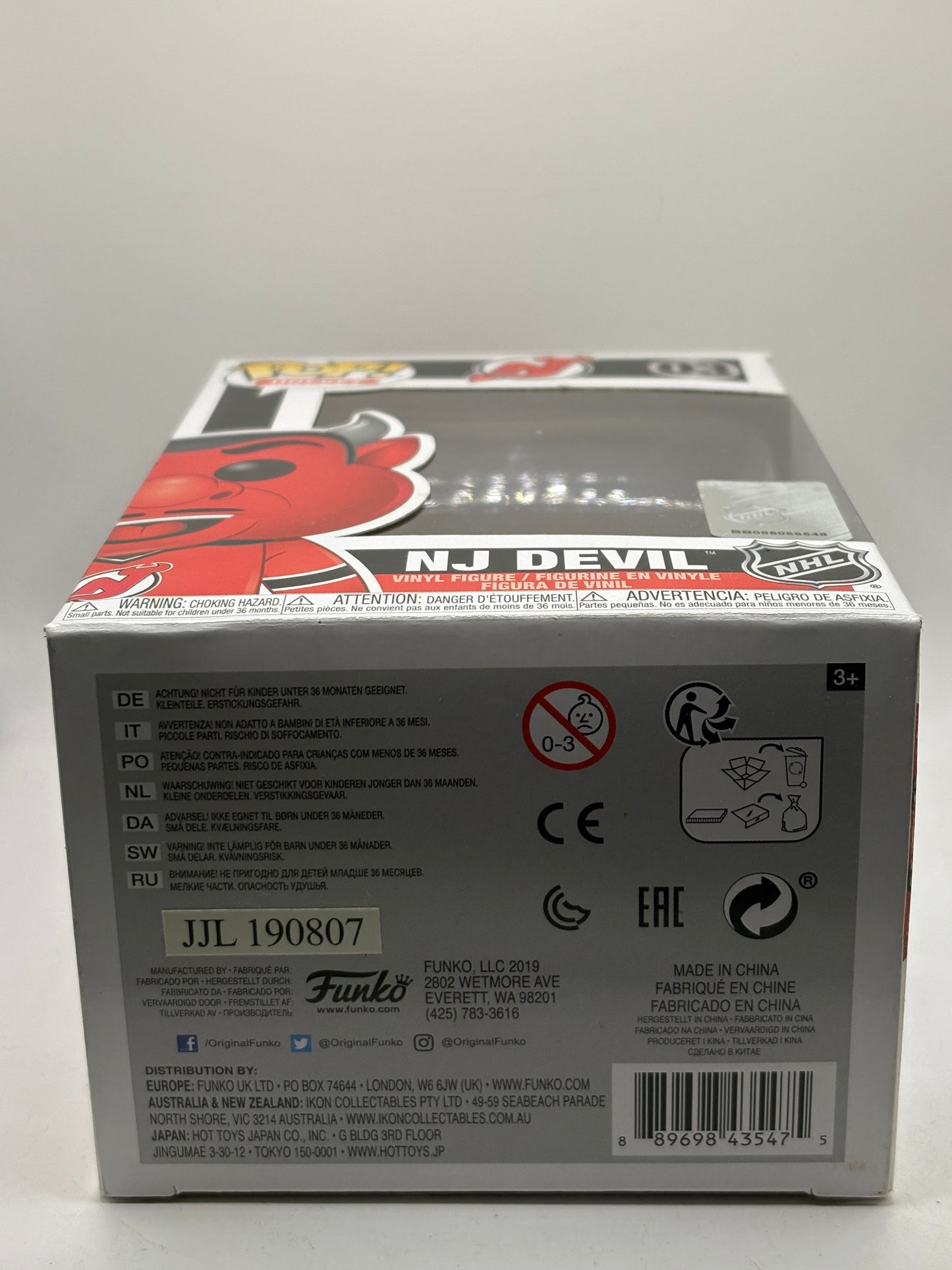 Funko POP! Hockey New Jersey #03 NJ Devil Vinyl Figure FRENLY BRICKS - Open 7 Days