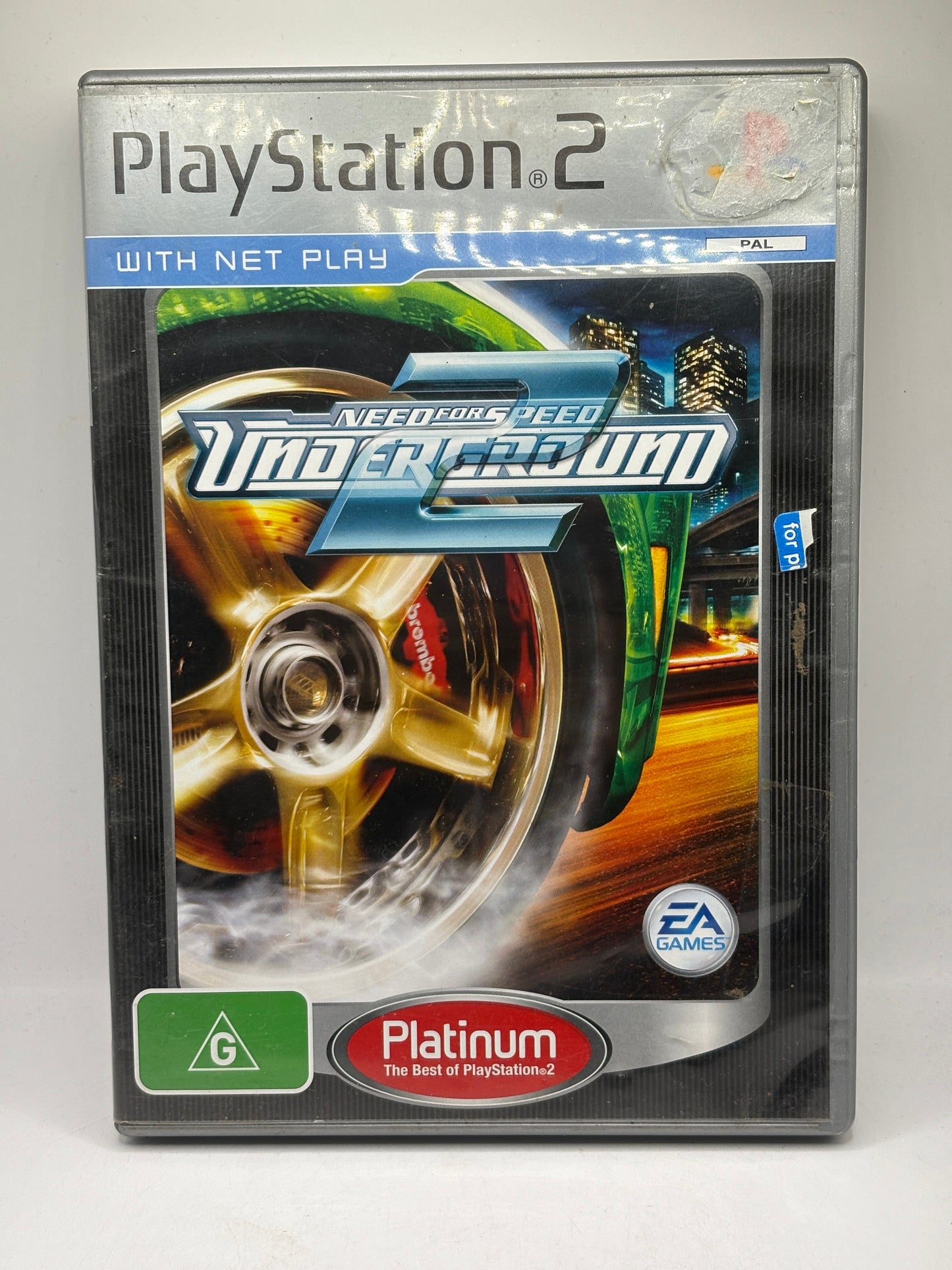 Need For Speed Underground 2 PLAYSTATION 2 Platinum PS2 Complete PAL FRENLY BRICKS - Open 7 Days