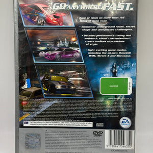 Need For Speed Underground 2 PLAYSTATION 2 Platinum PS2 Complete PAL FRENLY BRICKS - Open 7 Days