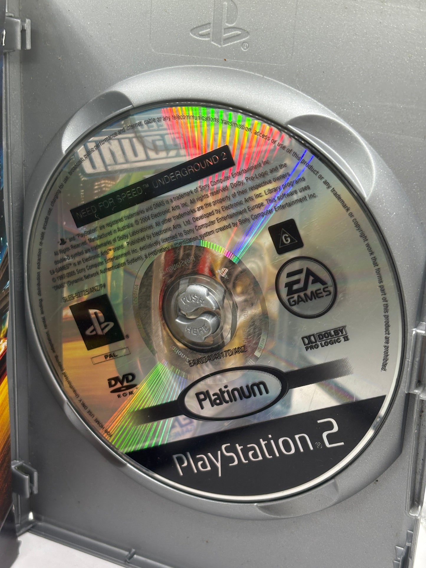 Need For Speed Underground 2 PLAYSTATION 2 Platinum PS2 Complete PAL FRENLY BRICKS - Open 7 Days