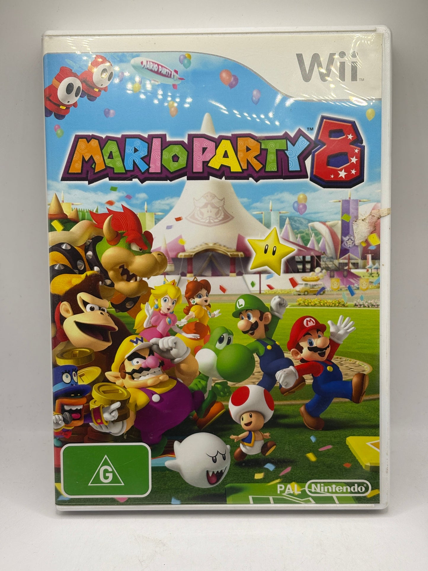 Nintendo Wii - Mario Party 8 Video Game No Manual FRENLY BRICKS - Open 7 Days