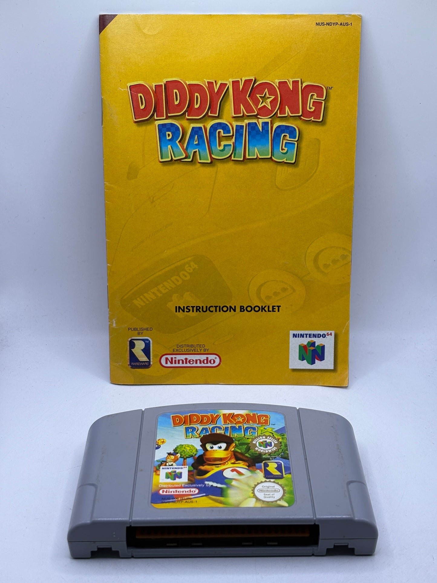 Diddy Kong Racing Nintendo 64 PAL Game Cartridge N64 with Manual FRENLY BRICKS - Open 7 Days