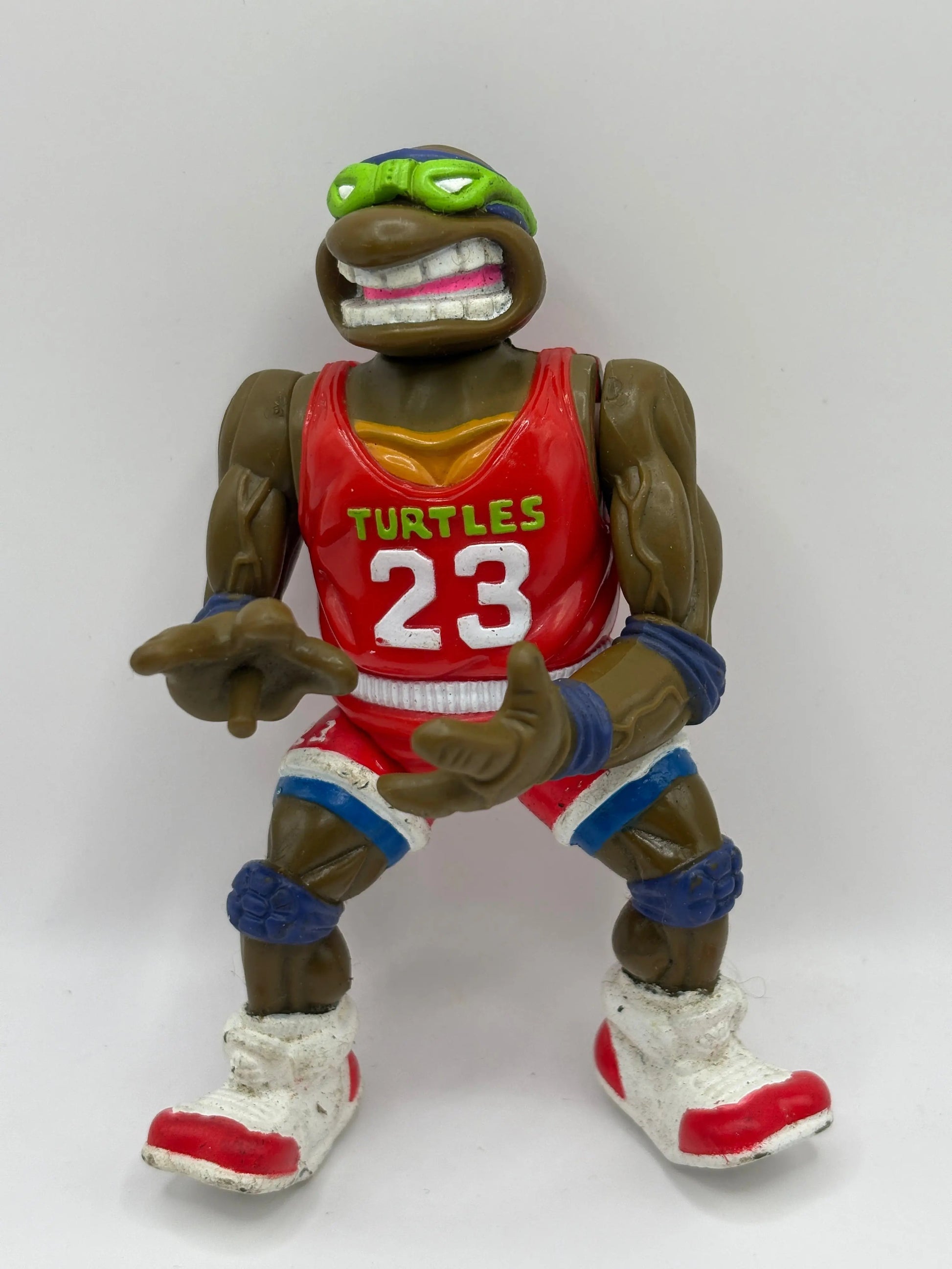 1991 Teenage Mutant Ninja Turtle Slam Dunkin Donatello Loose Figure FRENLY BRICKS - Open 7 Days