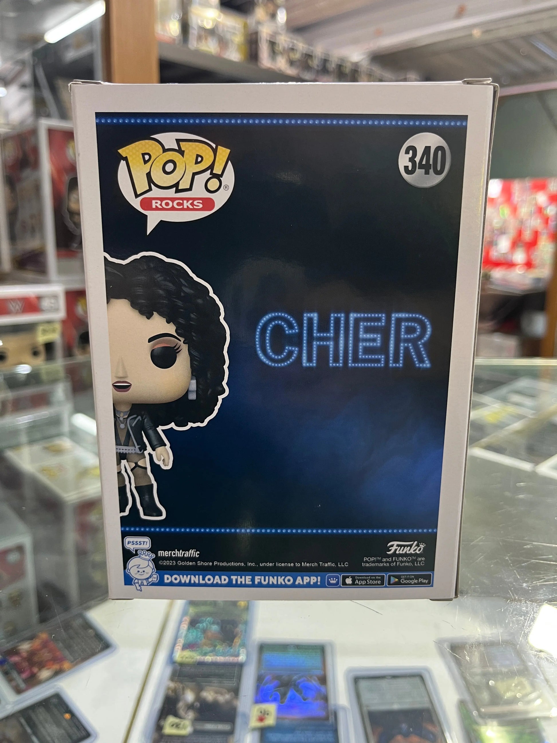 Funko POP Music - Cher ##340 FRENLY BRICKS - Open 7 Days