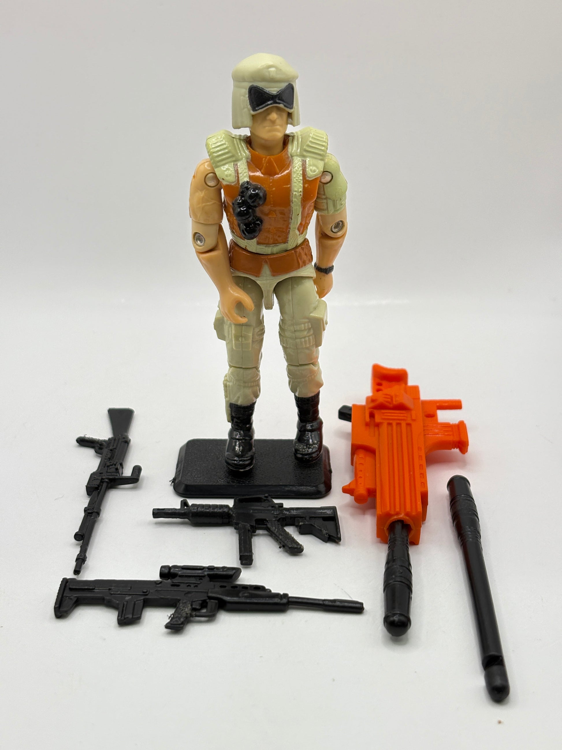 G.I.Joe 1994 Battle Corps Flint v4 Paratrooper Loose with Accessories FRENLY BRICKS - Open 7 Days