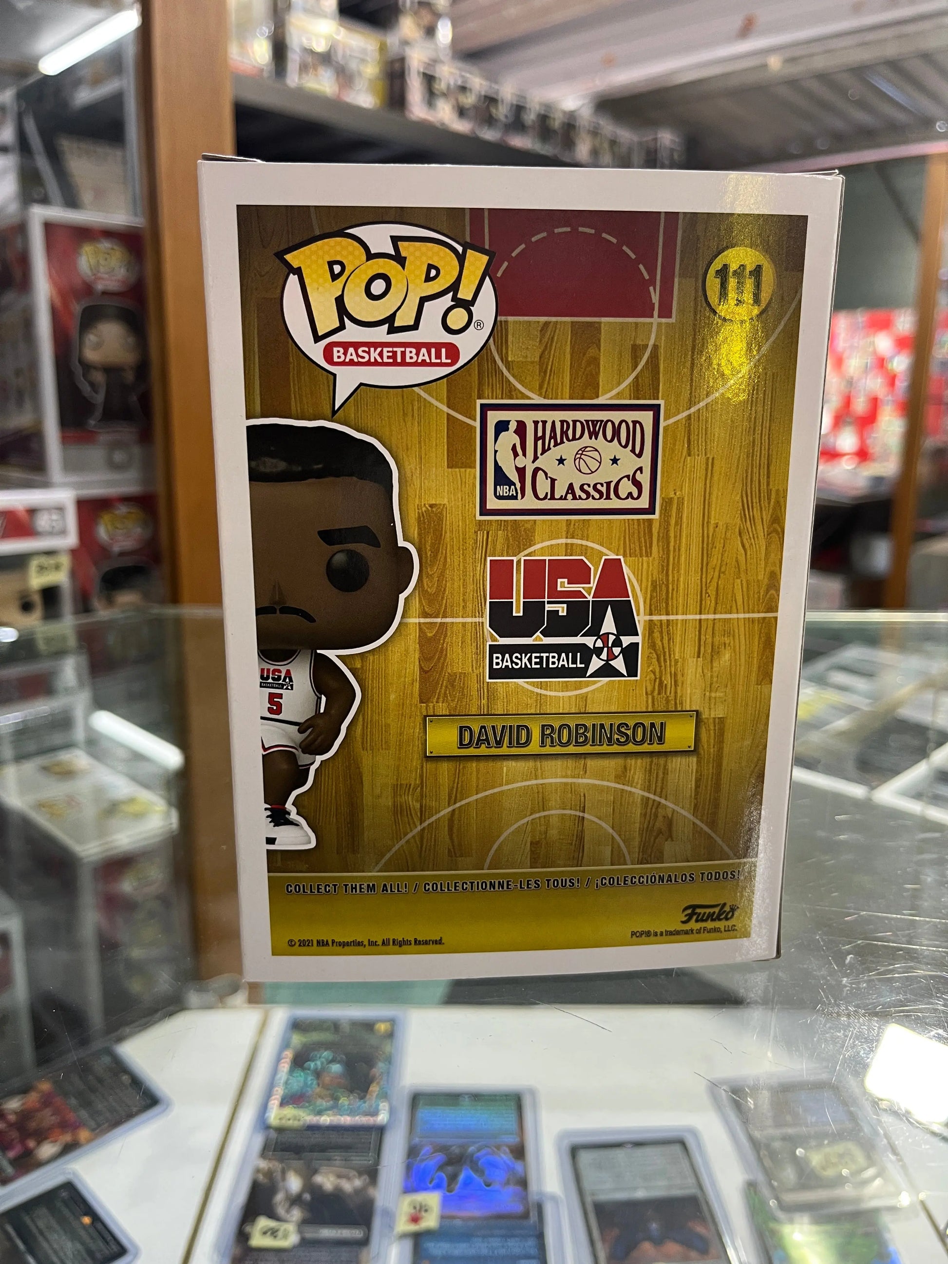 NBA Basketball Team USA David Robinson 92' Pop! Vinyl Figure #111 FRENLY BRICKS - Open 7 Days