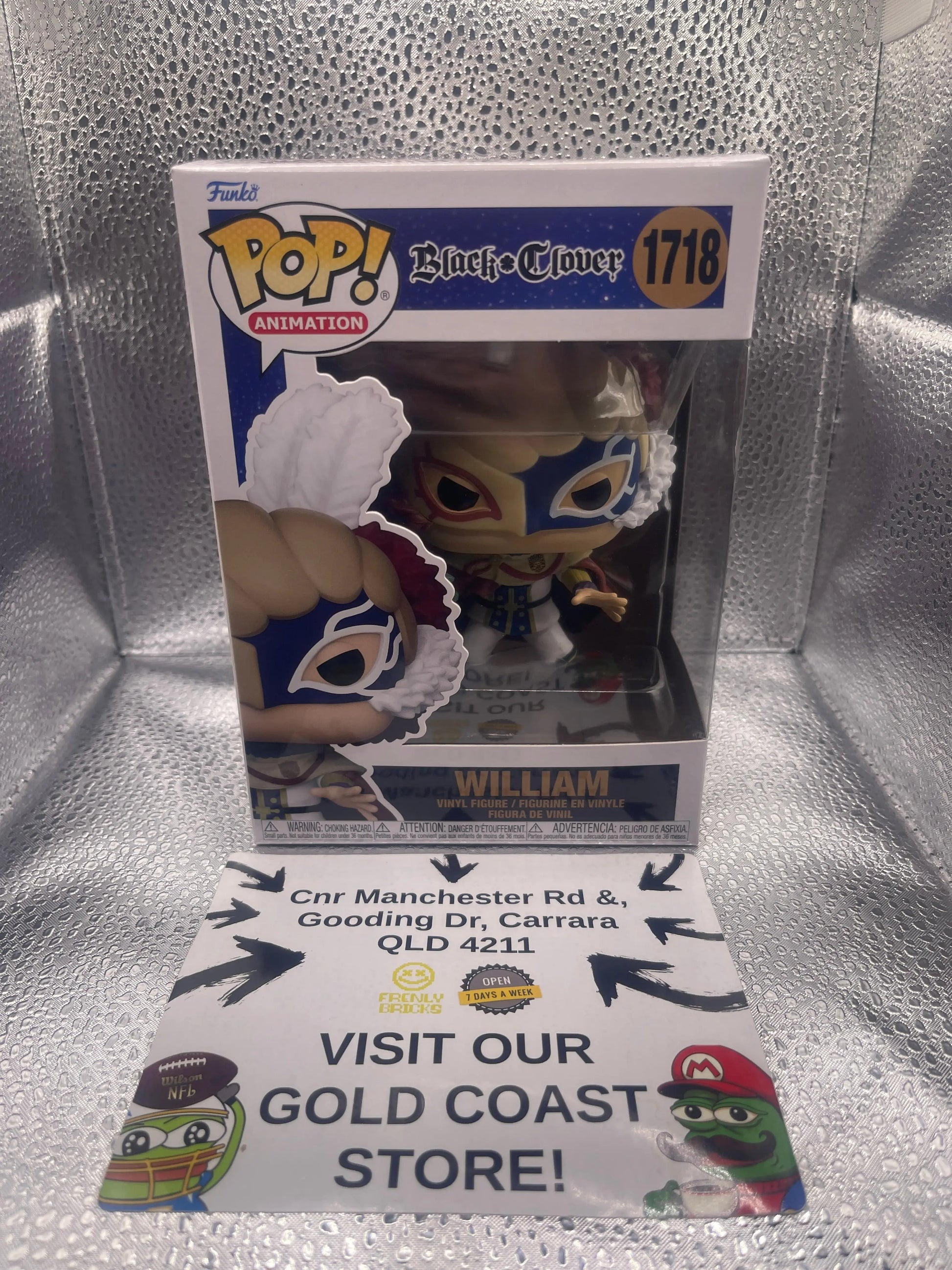 Black Clover #1718 William Funko POP! Vinyl FRENLY BRICKS - Open 7 Days