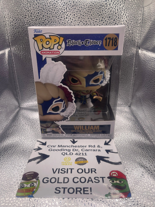 Black Clover #1718 William Funko POP! Vinyl FRENLY BRICKS - Open 7 Days
