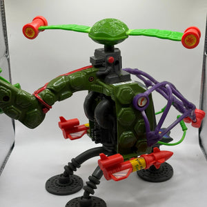 Rocksteady Teenage Mutant Ninja Turtles Pogocopter Helicopter Vehicle Action Figure FRENLY BRICKS - Open 7 Days