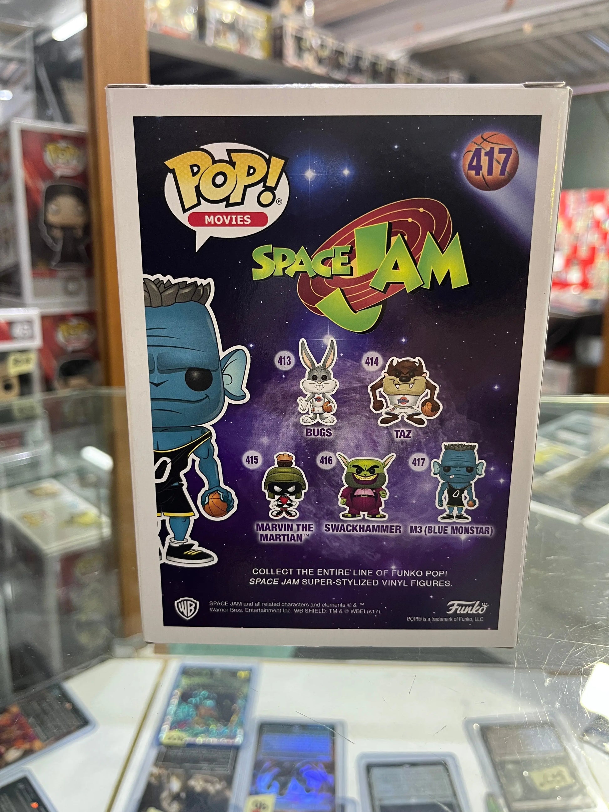 Funko Pop! Vinyl: Space Jam - M3 (Blue Monstar) #417 FRENLY BRICKS - Open 7 Days