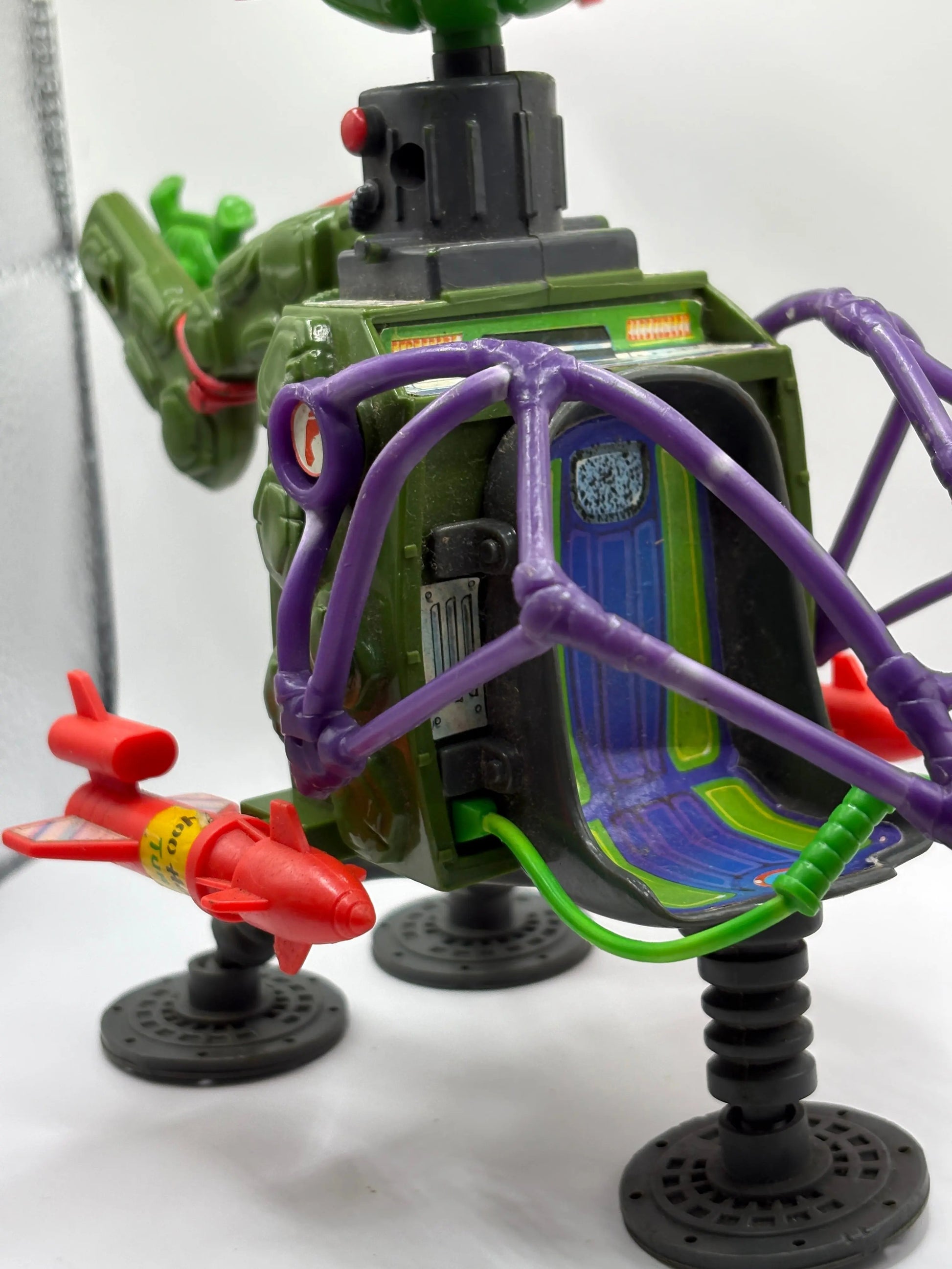 Rocksteady Teenage Mutant Ninja Turtles Pogocopter Helicopter Vehicle Action Figure FRENLY BRICKS - Open 7 Days