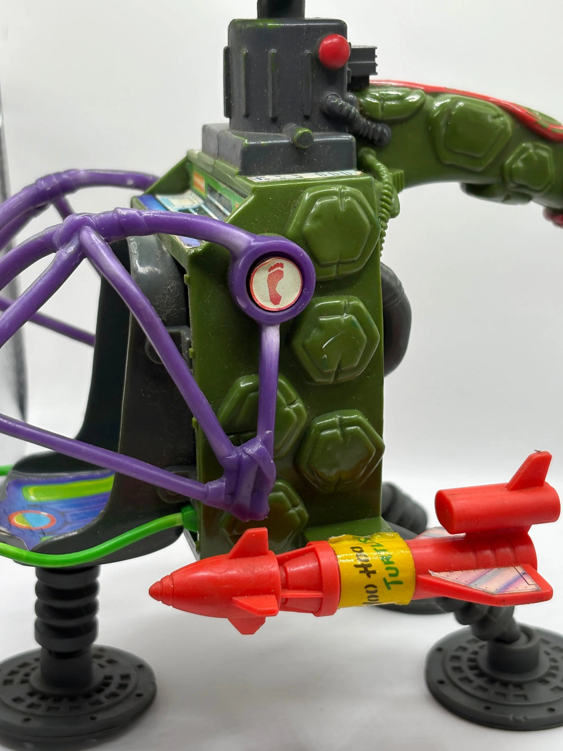 Rocksteady Teenage Mutant Ninja Turtles Pogocopter Helicopter Vehicle Action Figure FRENLY BRICKS - Open 7 Days