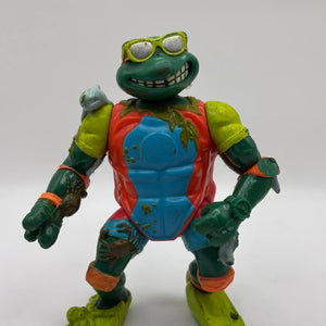 1990 TMNT Teenage Mutant Ninja Turtles Mike the Sewer Surfer Playmates Loose FRENLY BRICKS - Open 7 Days