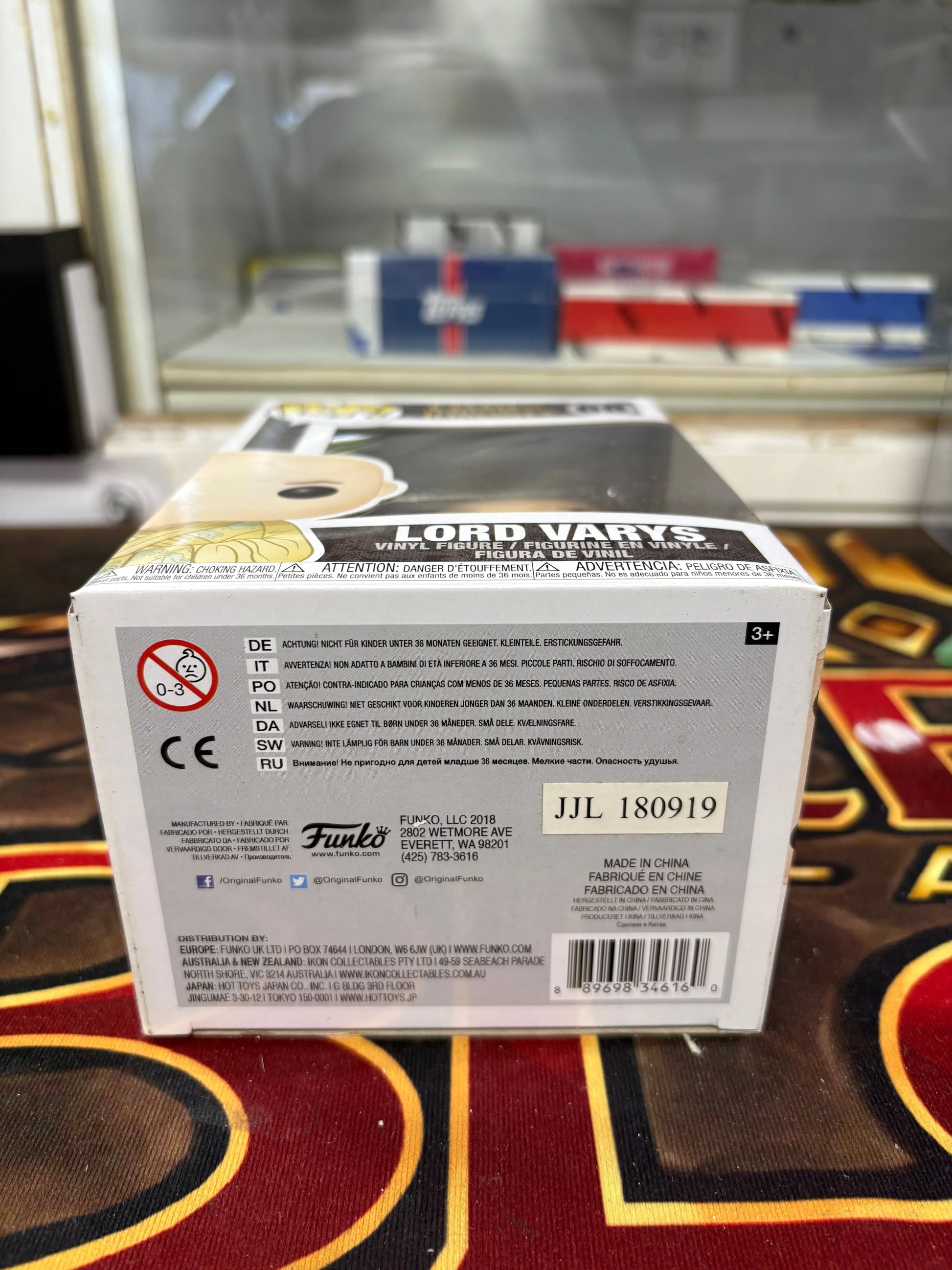 Lord Varys Funko POP Game Of Thrones Lord Varys - Vinyl Figure # 68 FRENLY BRICKS - Open 7 Days