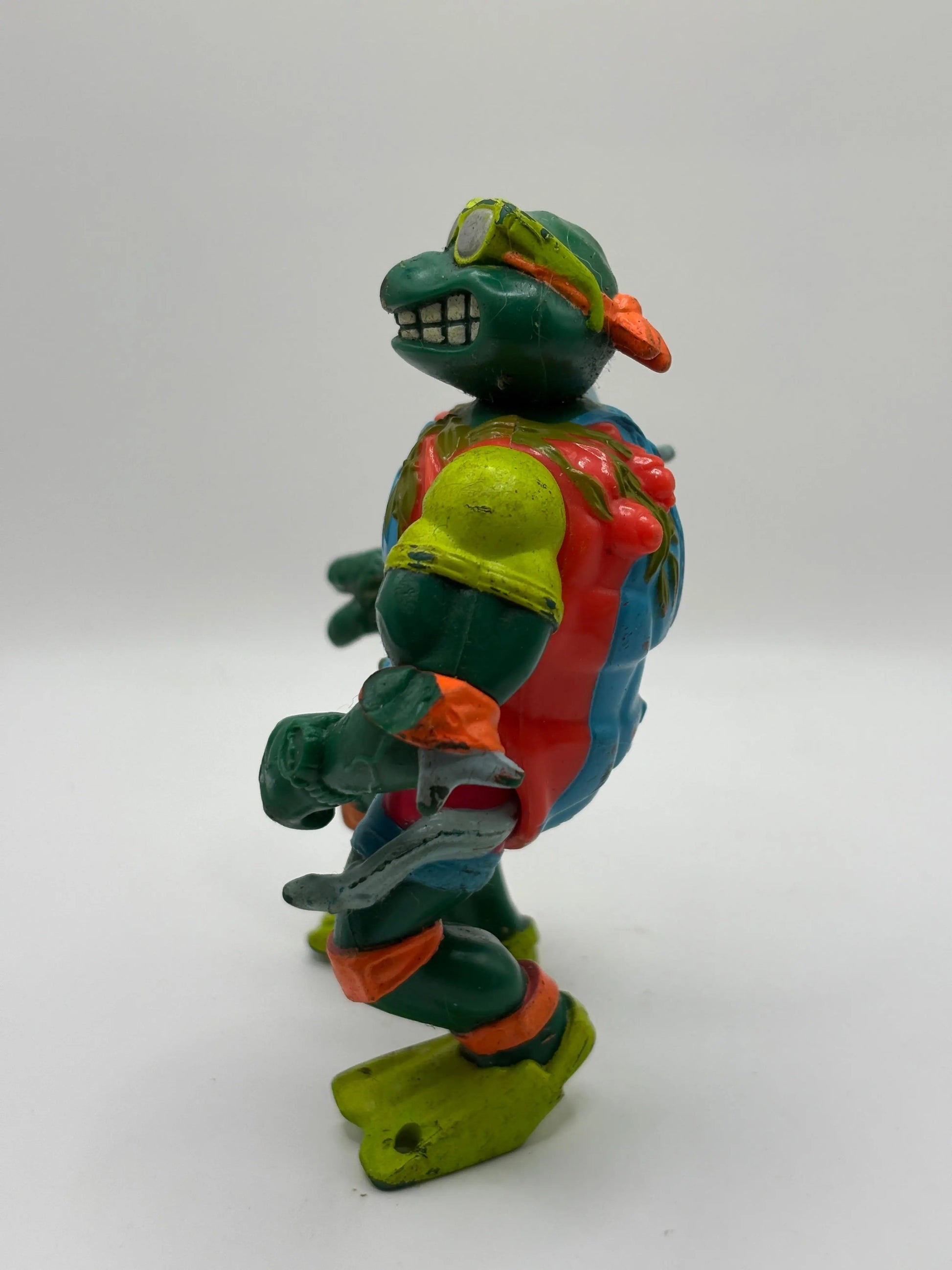 1990 TMNT Teenage Mutant Ninja Turtles Mike the Sewer Surfer Playmates Loose FRENLY BRICKS - Open 7 Days