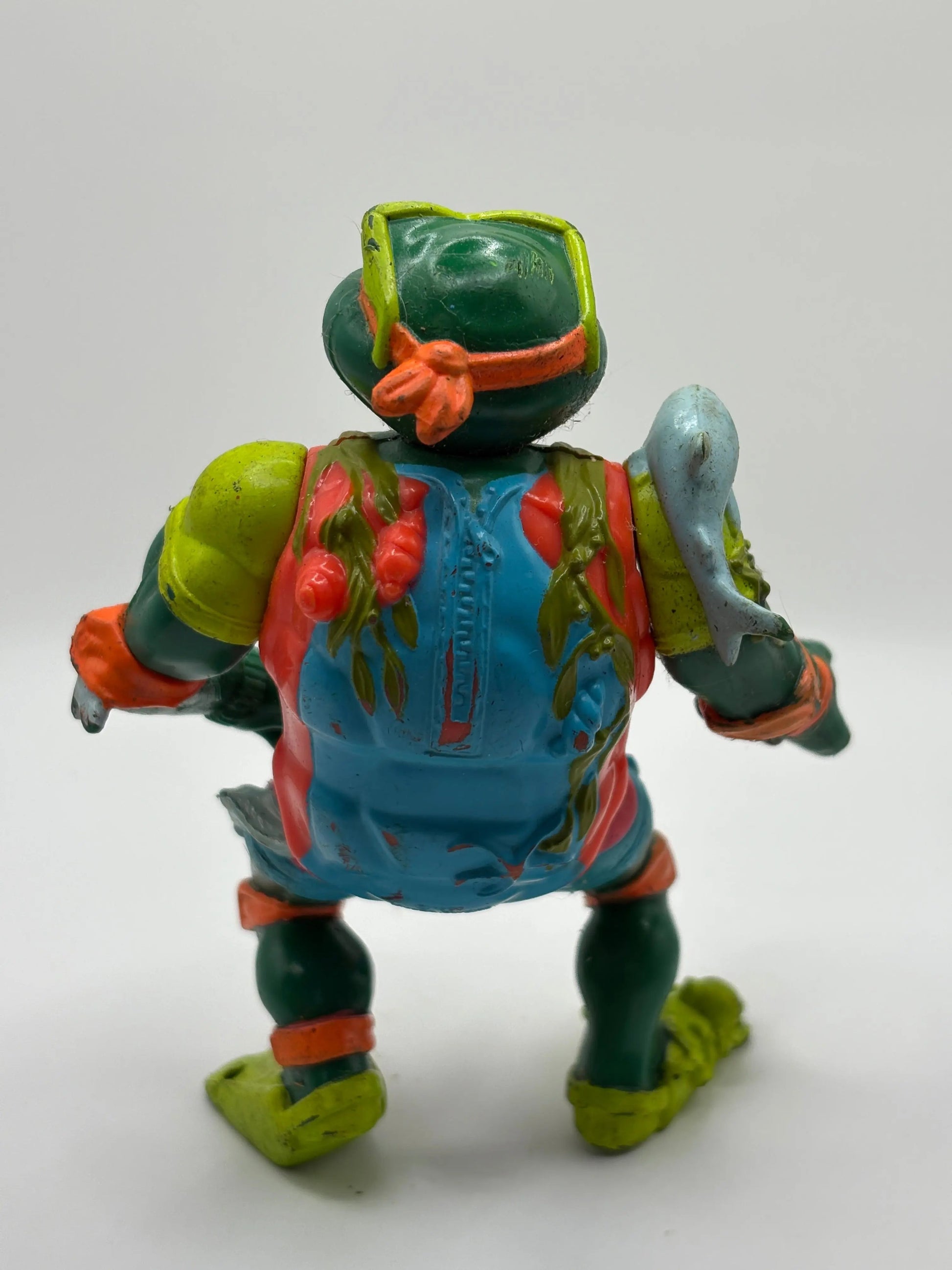 1990 TMNT Teenage Mutant Ninja Turtles Mike the Sewer Surfer Playmates Loose FRENLY BRICKS - Open 7 Days