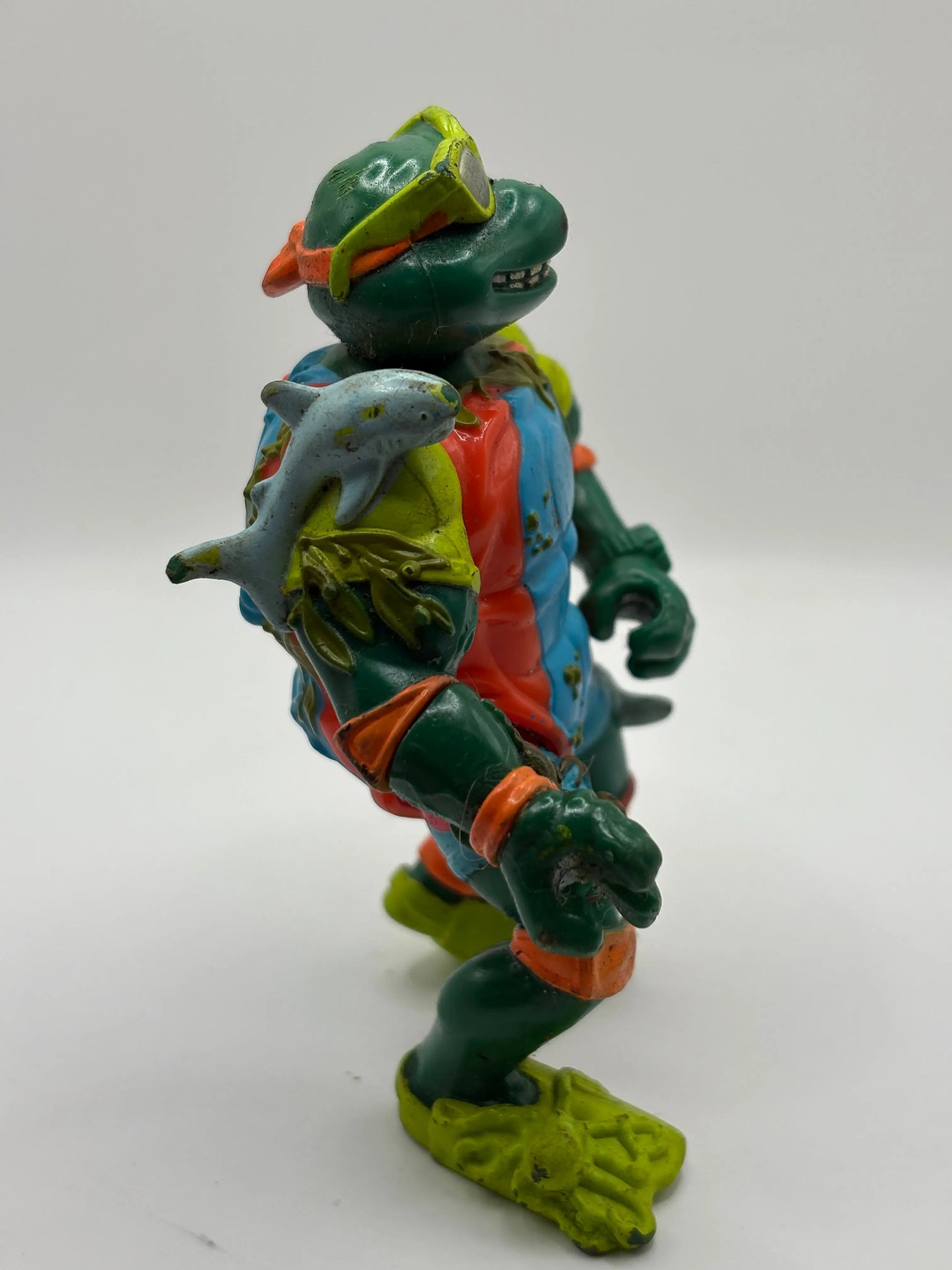 1990 TMNT Teenage Mutant Ninja Turtles Mike the Sewer Surfer Playmates Loose FRENLY BRICKS - Open 7 Days