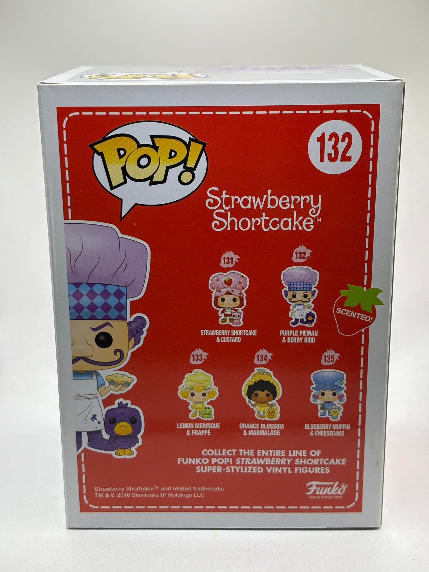 Funko POP! Strawberry Shortcake #132 Purple Pieman & Berry Bird 2016 Con Scented FRENLY BRICKS - Open 7 Days