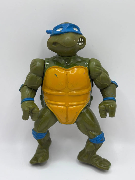 1988 Vintage Playmates TMNT Teenage Mutant Ninja Turtles Leonardo Figure Loose FRENLY BRICKS - Open 7 Days