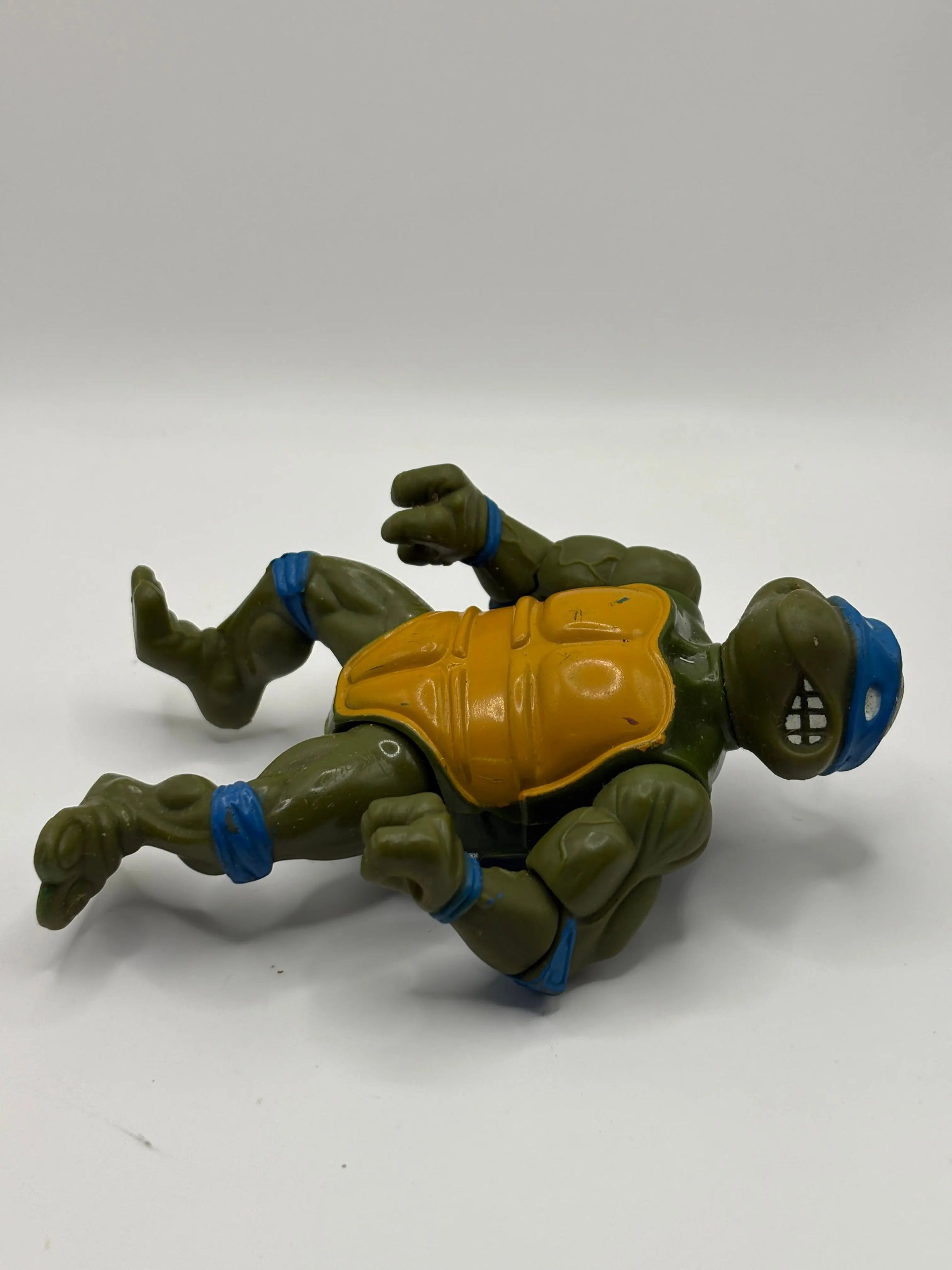 1988 Vintage Playmates TMNT Teenage Mutant Ninja Turtles Leonardo Figure Loose FRENLY BRICKS - Open 7 Days