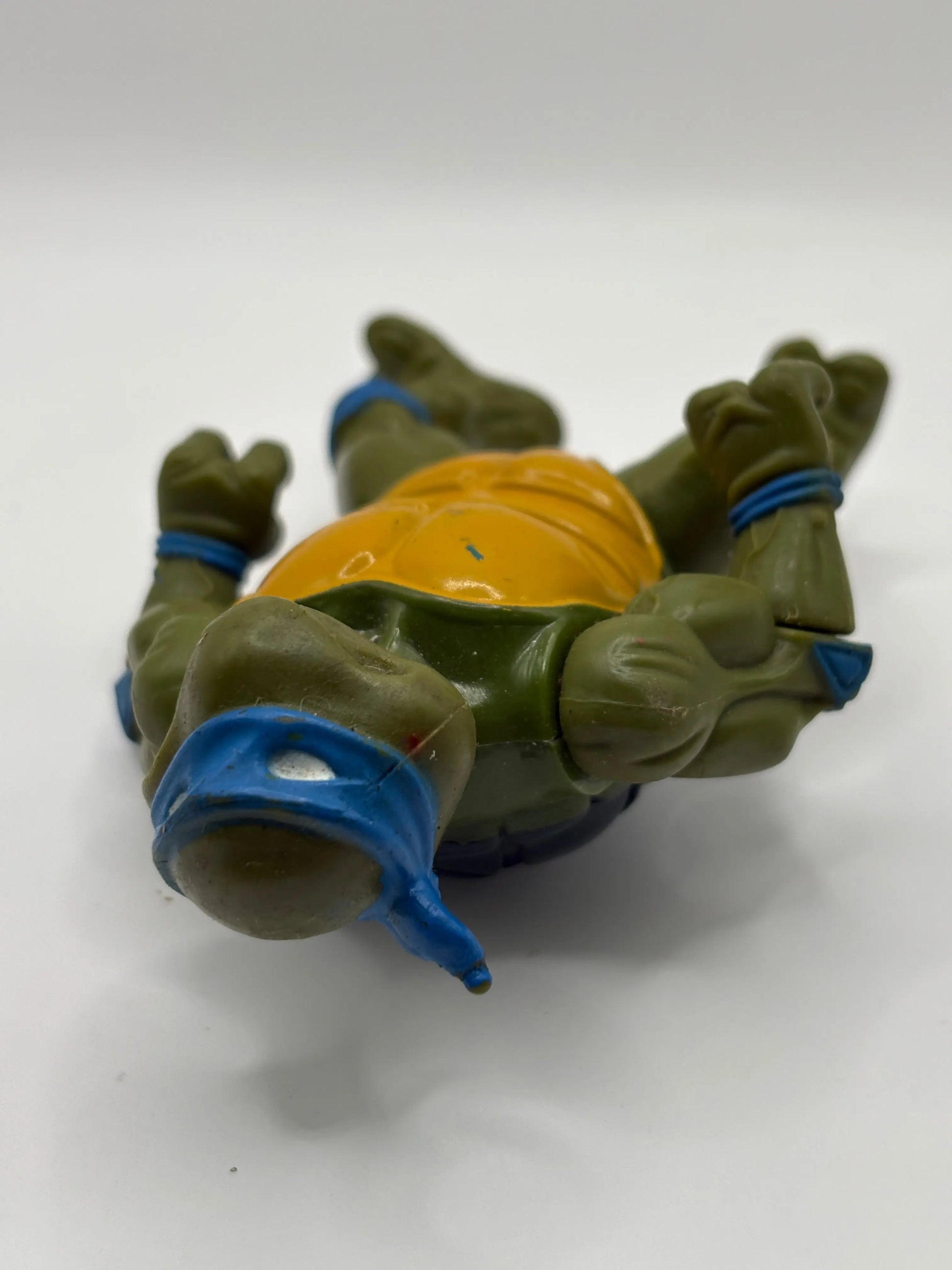 1988 Vintage Playmates TMNT Teenage Mutant Ninja Turtles Leonardo Figure Loose FRENLY BRICKS - Open 7 Days