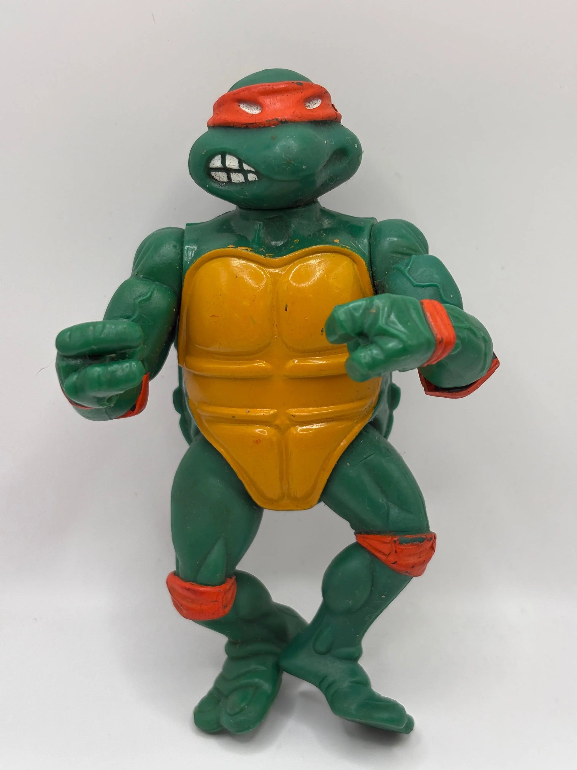 1988 Playmates TMNT Teenage Mutant Ninja Turtles Raphael Action Figure FRENLY BRICKS - Open 7 Days