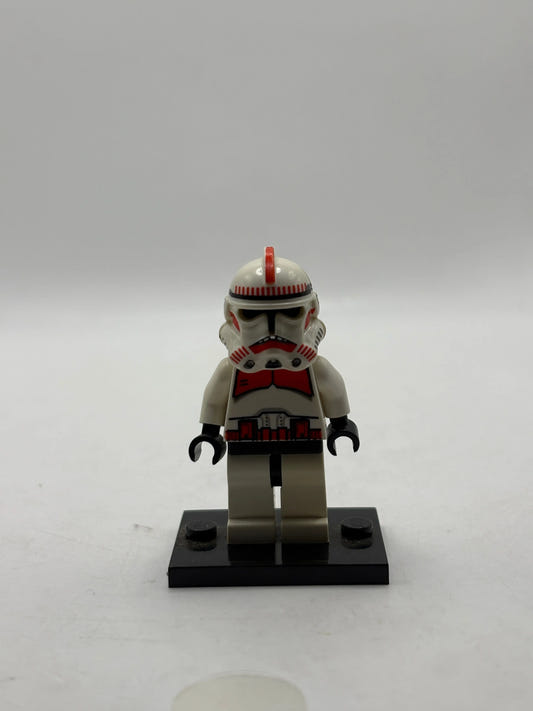 Lego Star Wars Phase 1 Clone Shock Trooper Red SW091 Minifigure FRENLY BRICKS - Open 7 Days
