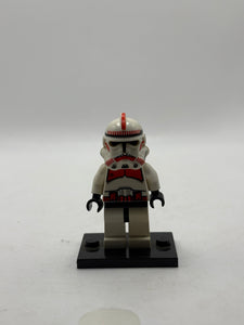 Lego Star Wars Phase 1 Clone Shock Trooper Red SW091 Minifigure