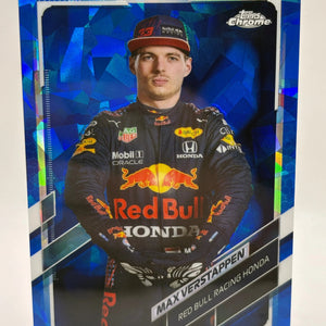 2021 Topps Chrome Formula 1 F1 - Max Verstappen Blue Cracked Ice FRENLY BRICKS - Open 7 Days