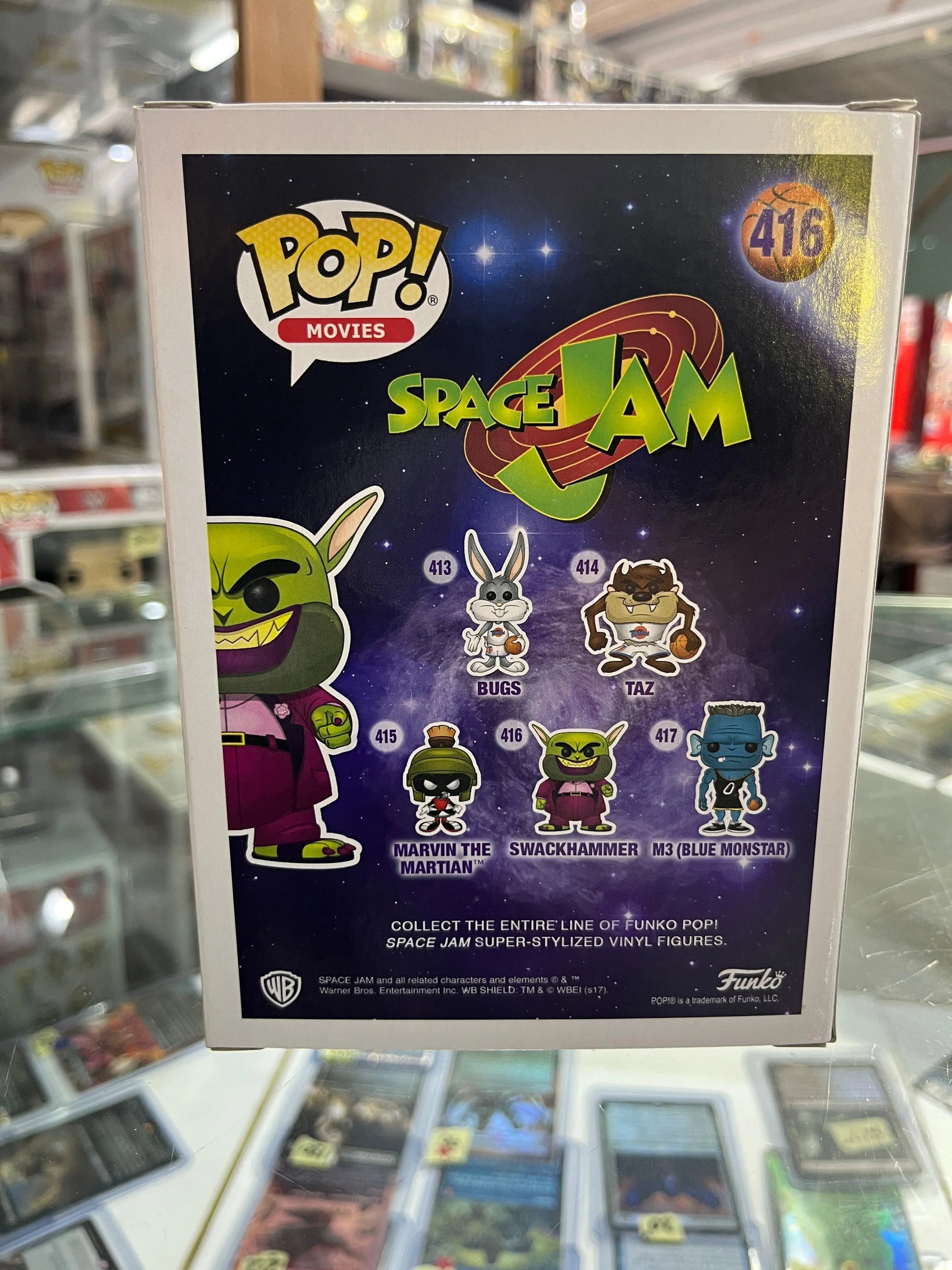 Funko Pop! Vinyl: Space Jam - Swackhammerr #416 FRENLY BRICKS - Open 7 Days