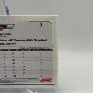 2021 Topps Chrome Formula 1 F1 - Max Verstappen Blue Cracked Ice FRENLY BRICKS - Open 7 Days