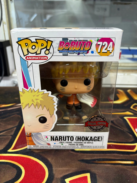 Funko POP! Animation Boruto #724 Naruto (Hokage) Special Edition FRENLY BRICKS - Open 7 Days