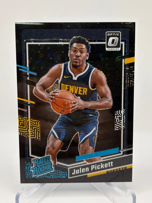 2023-24 Panini Donruss Optic Basketball - Jalen Pickett Rated Rookie 1 OF 1 Fastbreak Black FRENLY BRICKS - Open 7 Days