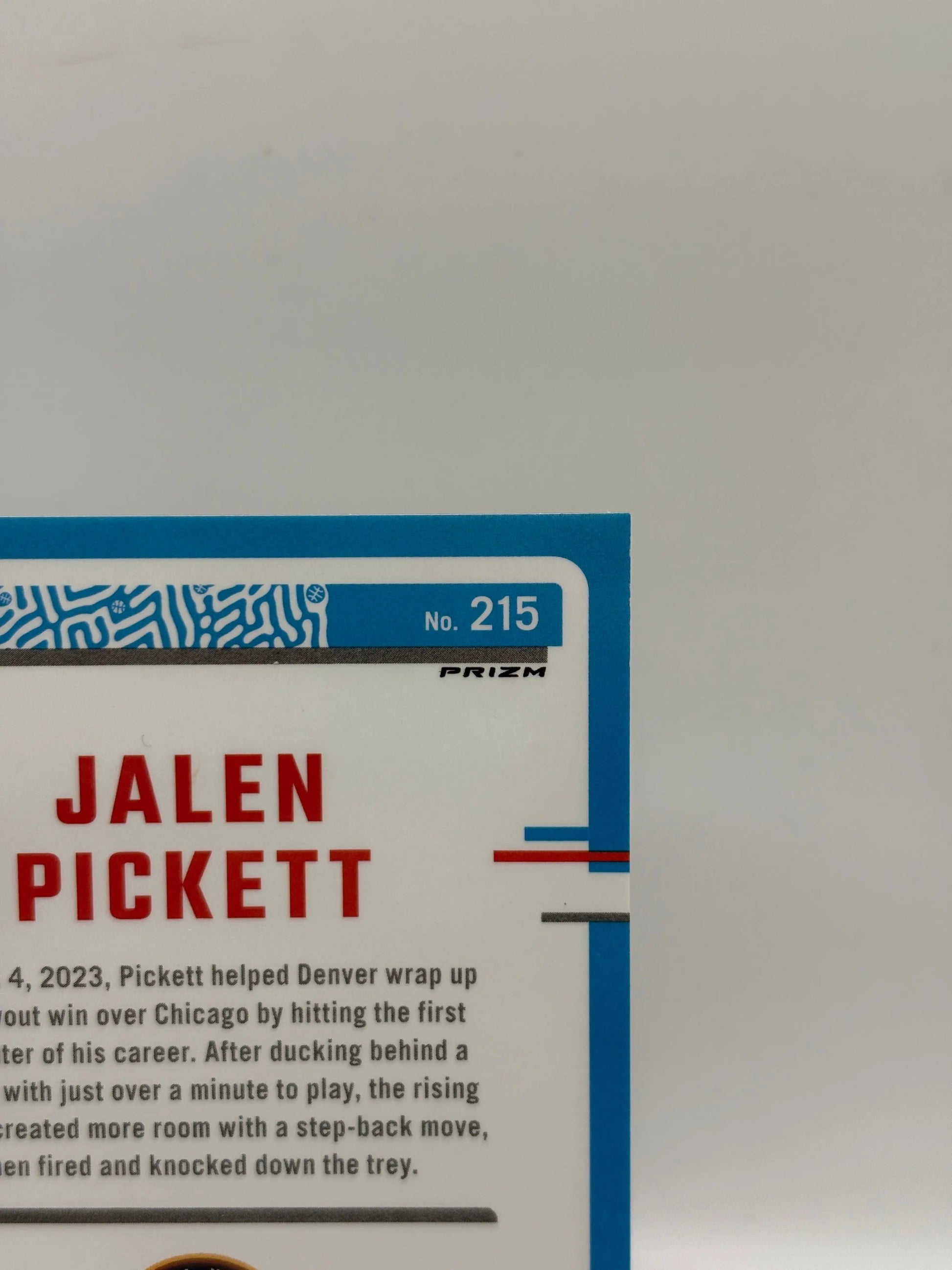 2023-24 Panini Donruss Optic Basketball - Jalen Pickett Rated Rookie 1 OF 1 Fastbreak Black FRENLY BRICKS - Open 7 Days