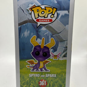 Funko POP! Games Spyro #36- Spyro & Sparx Vinyl Fogure FRENLY BRICKS - Open 7 Days