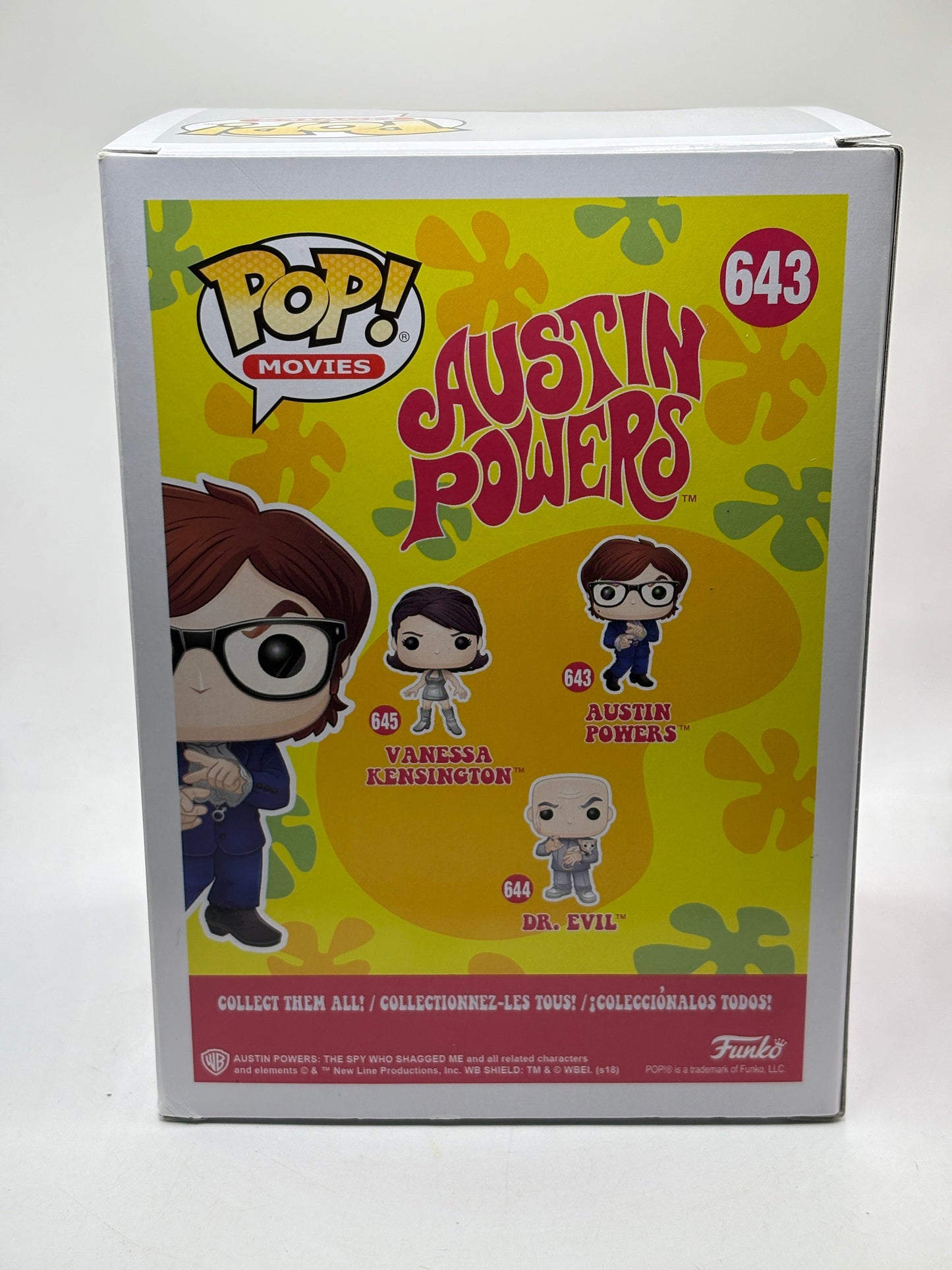 Funko POP! Movies Austin Powers #643 Austin Powers Vinyl Figure FRENLY BRICKS - Open 7 Days