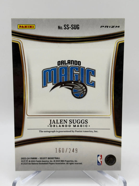 2023-24 Panini Select Basketball Jalen Suggs Silver Auto /249 #SS-SUG FRENLY BRICKS - Open 7 Days