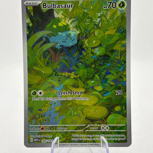 Pokemon TCG 151 MEW - Bulbasaur 166/165 Illustration Rare  LP FRENLY BRICKS - Open 7 Days