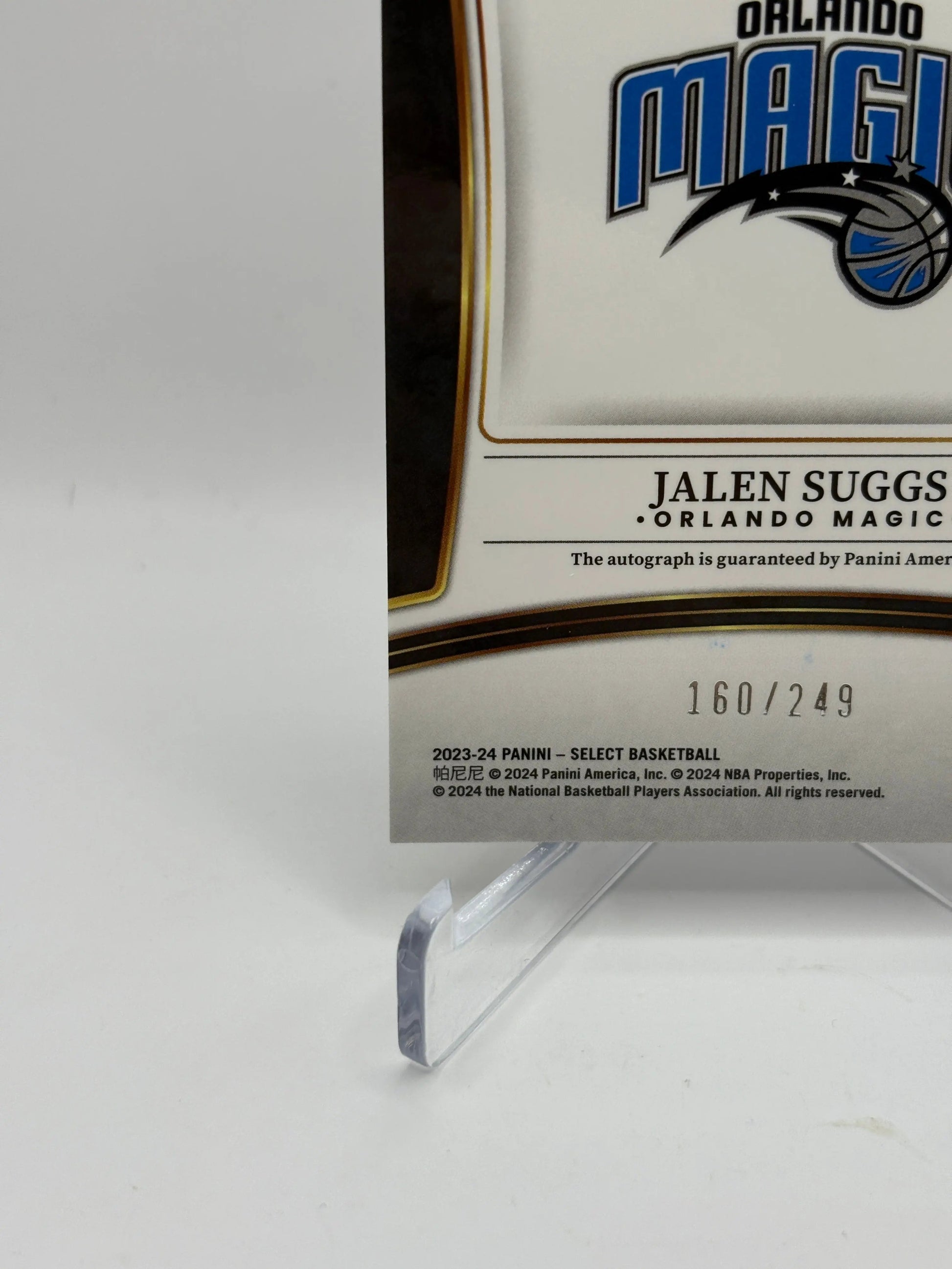 2023-24 Panini Select Basketball Jalen Suggs Silver Auto /249 #SS-SUG FRENLY BRICKS - Open 7 Days