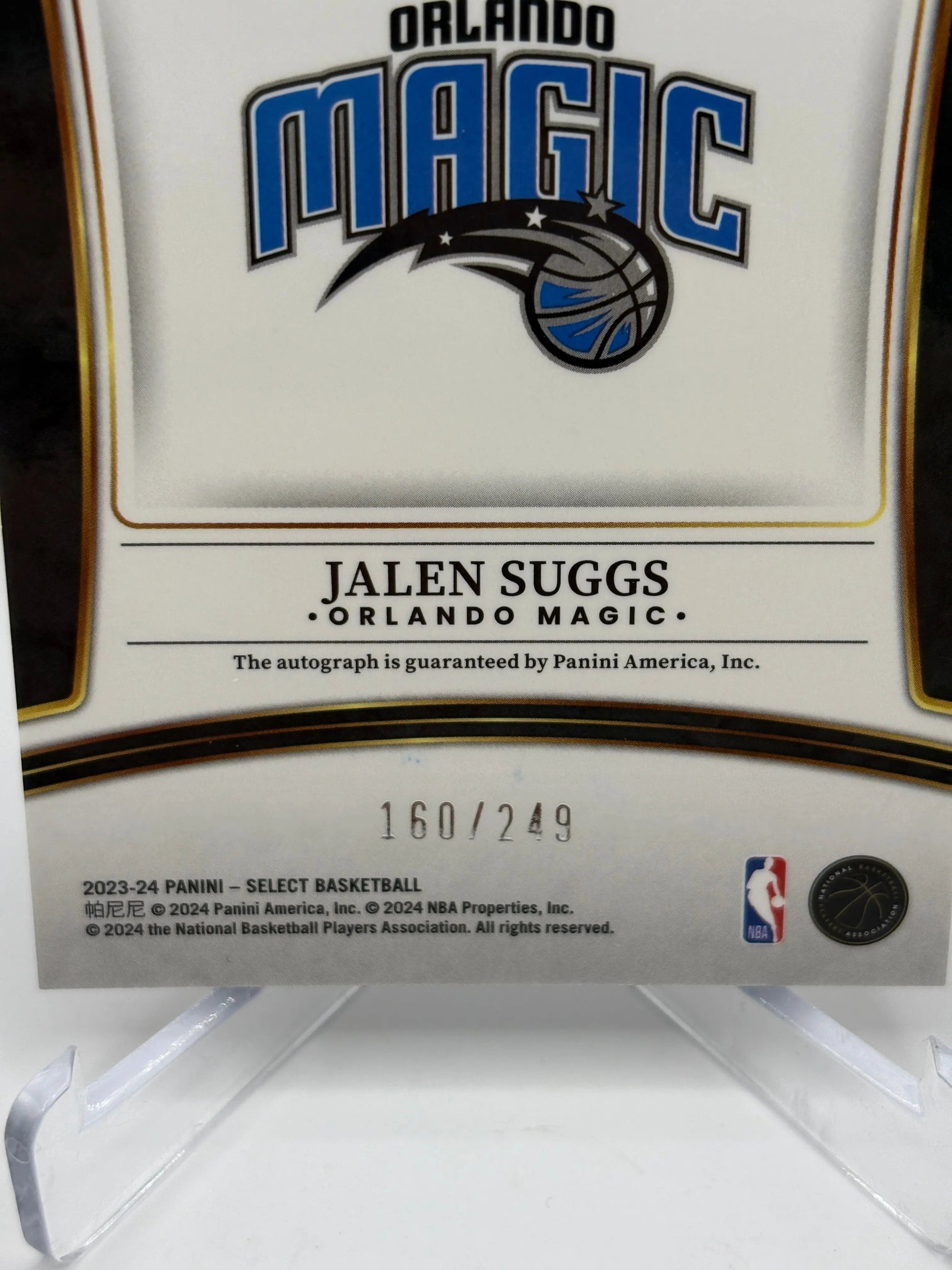 2023-24 Panini Select Basketball Jalen Suggs Silver Auto /249 #SS-SUG FRENLY BRICKS - Open 7 Days