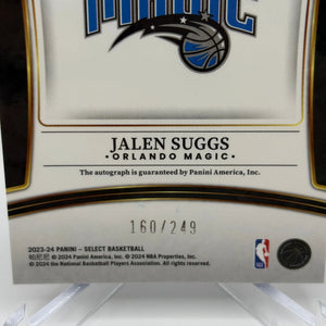 2023-24 Panini Select Basketball Jalen Suggs Silver Auto /249 #SS-SUG FRENLY BRICKS - Open 7 Days