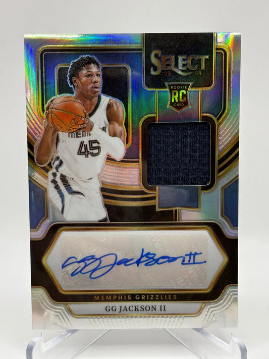 2023-24 Panini Select Basketball GG Jackson II Silver Prizm RPA Auto /199 FRENLY BRICKS - Open 7 Days