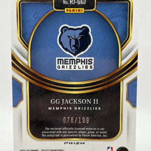 2023-24 Panini Select Basketball GG Jackson II Silver Prizm RPA Auto /199 FRENLY BRICKS - Open 7 Days