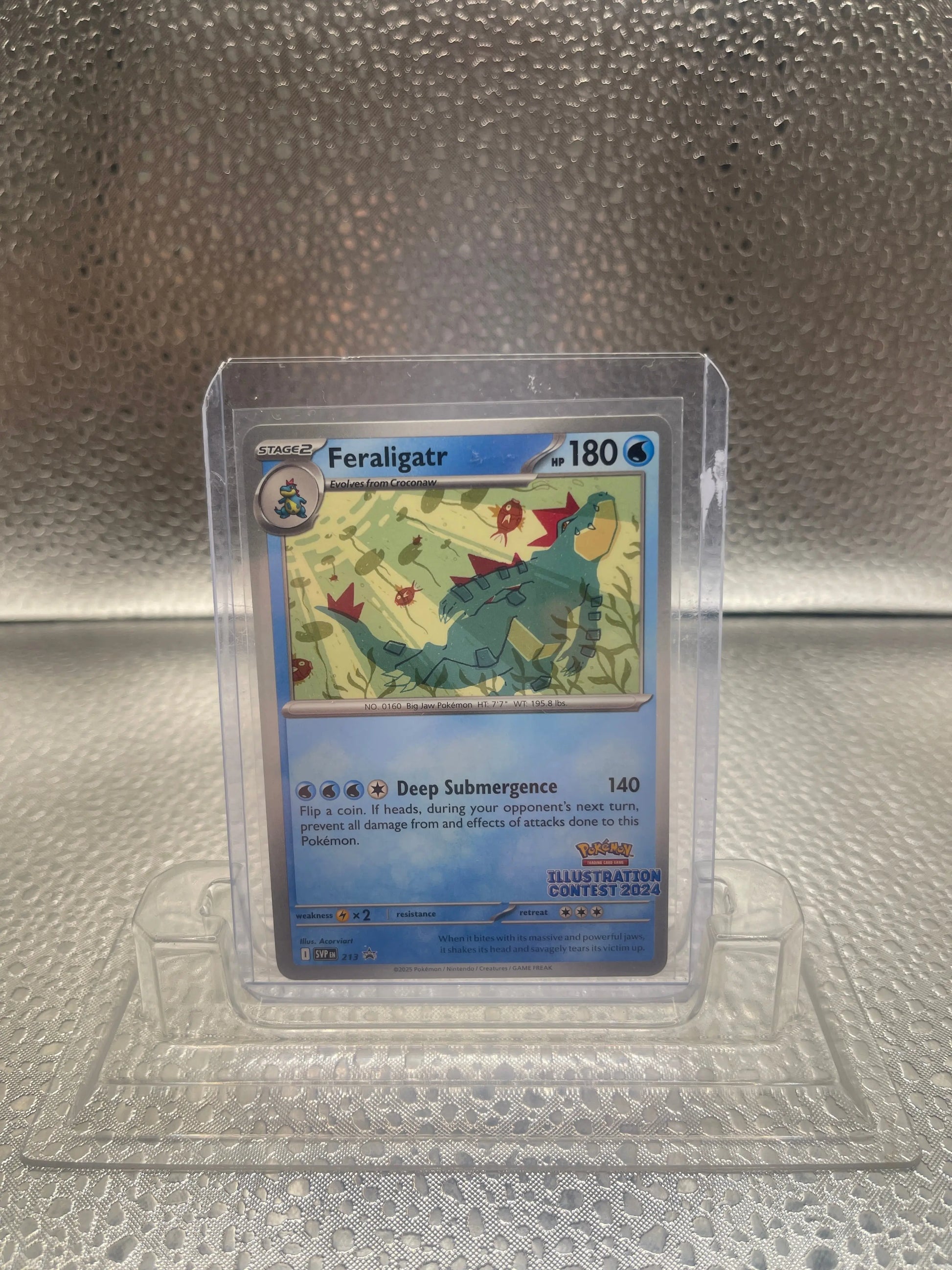 Pokemon Illustration Contest 2024 Promo SVP213 Feraligatr NM FRENLY BRICKS - Open 7 Days