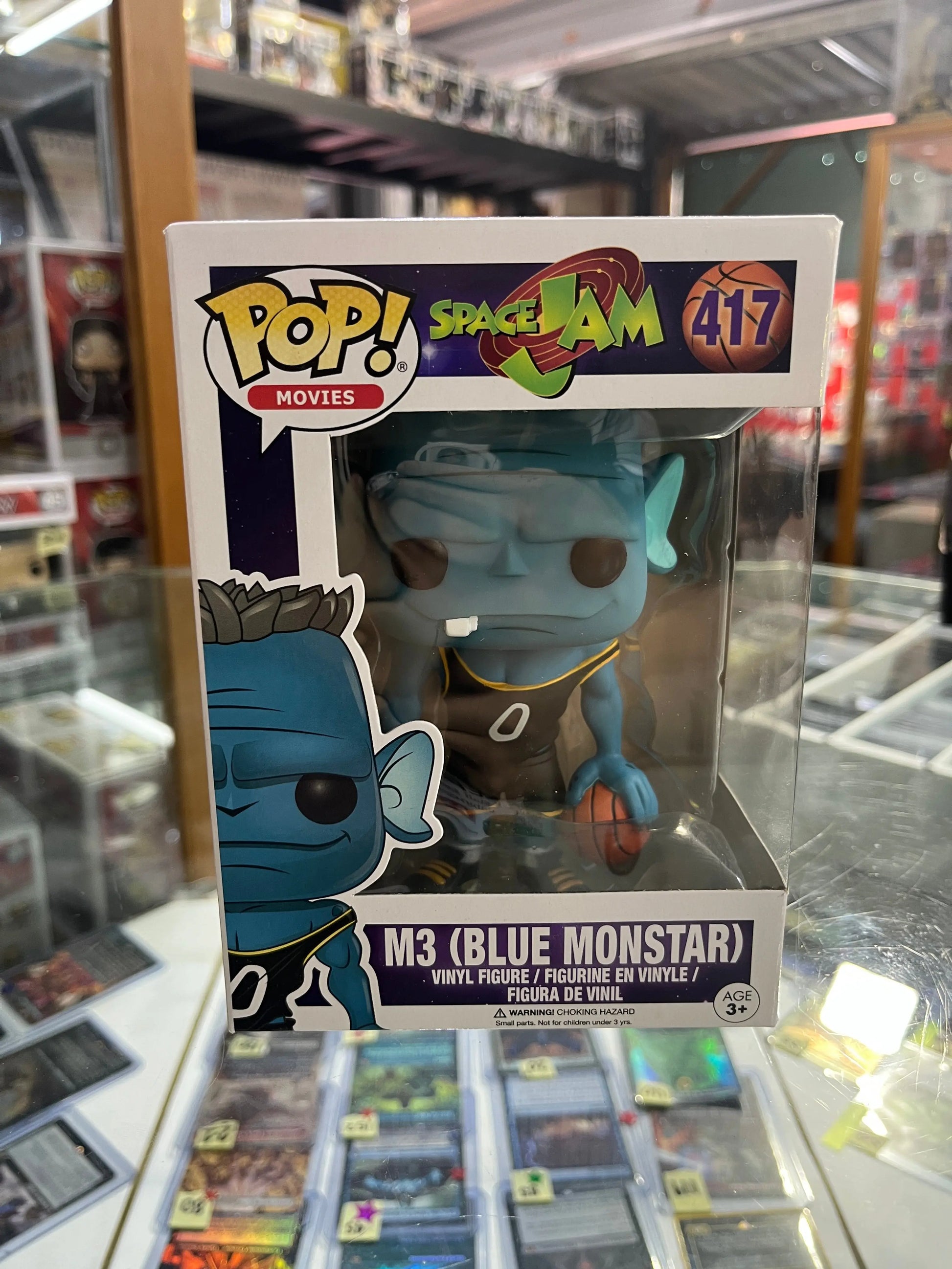 Funko Pop!! Vinyl: Space Jam - M3 (Blue Monstar) #417 FRENLY BRICKS - Open 7 Days